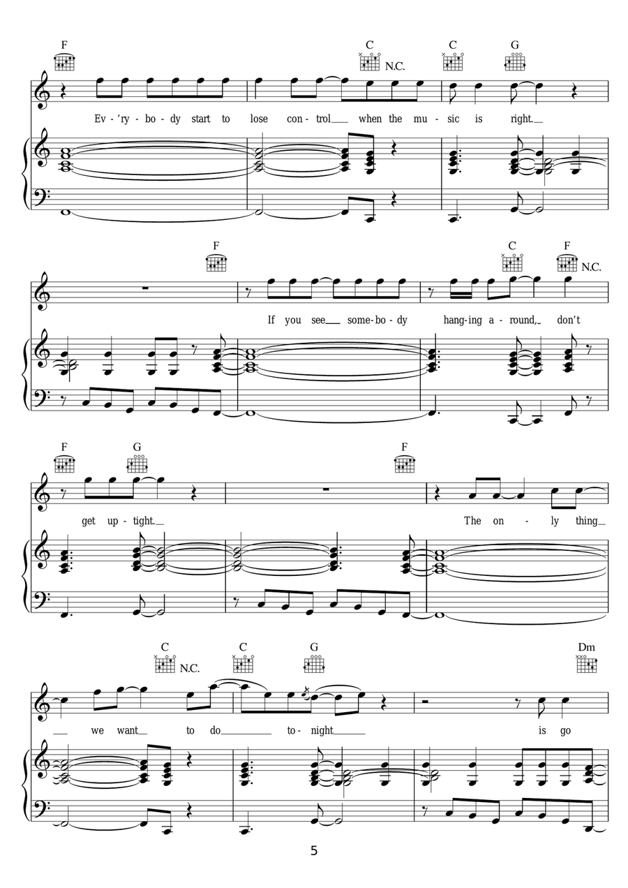 Dancing On The Ceiling Dancing On The Ceiling Piano, Vocal, Guitar scores gallery preview page 5