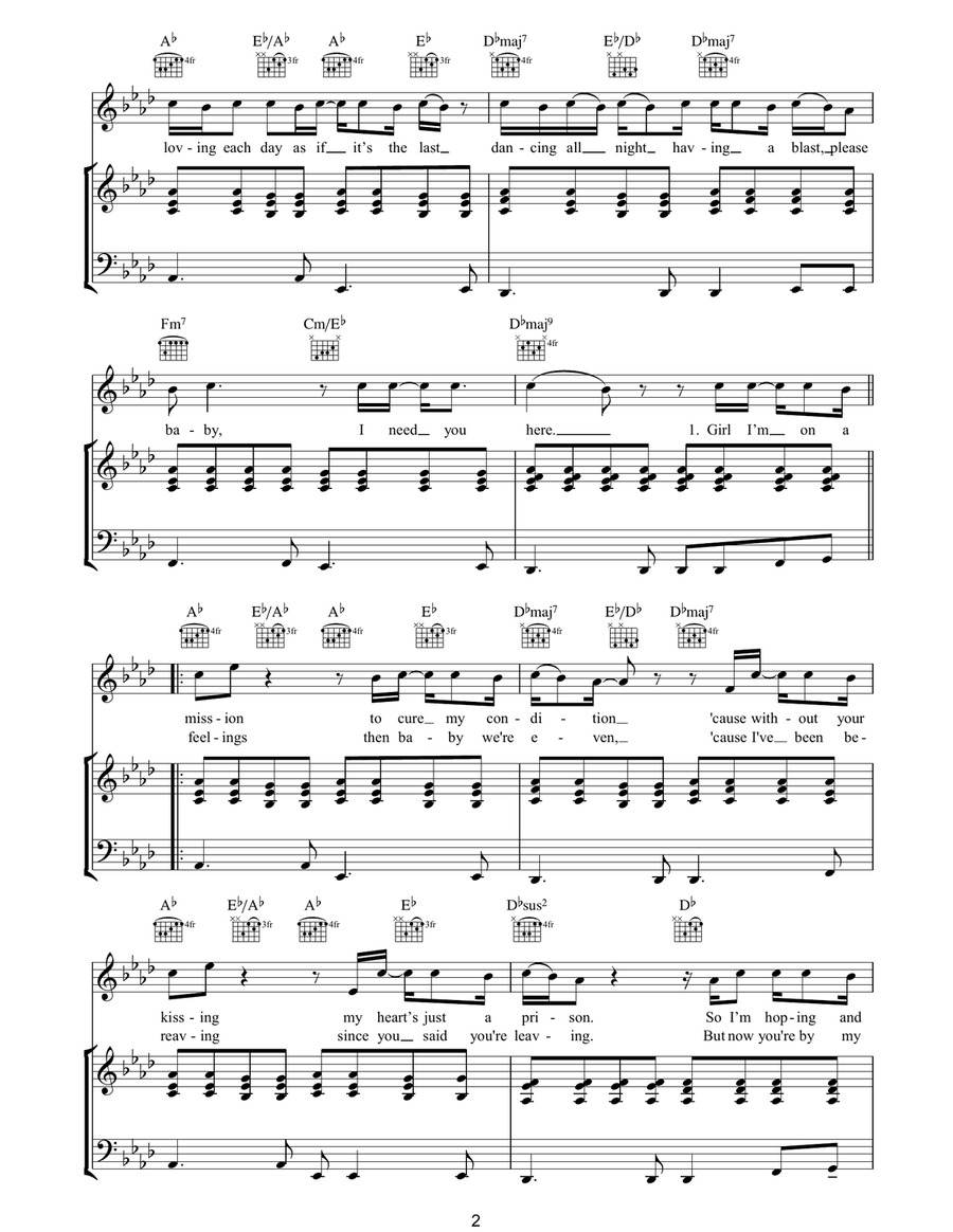 Lovin' Each Day Lovin' Each Day Piano, Vocal, Guitar scores gallery preview page 2