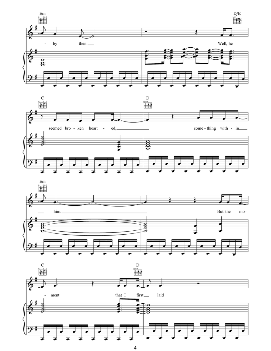 Edge Of Seventeen Edge Of Seventeen Piano, Vocal, Guitar scores gallery preview page 4