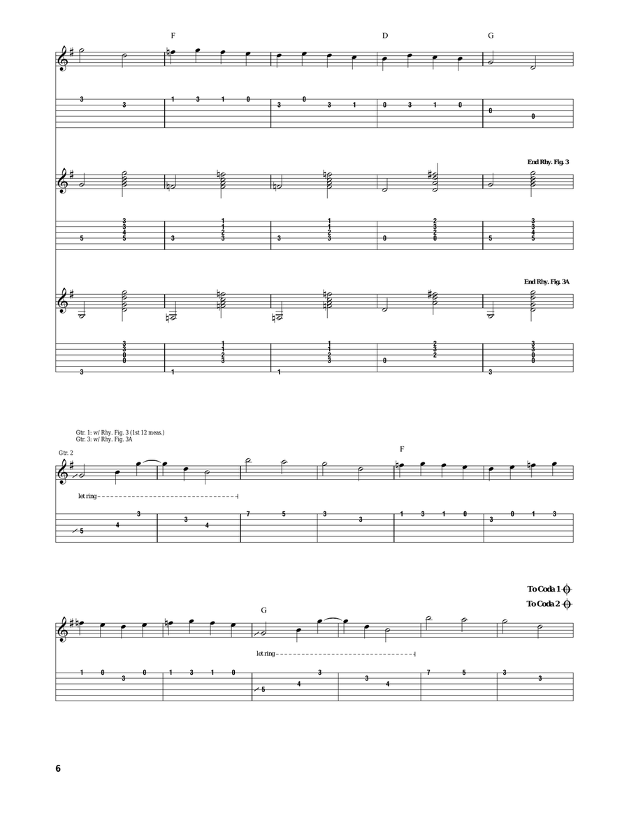 Salt Creek Salt Creek Electric Guitar scores gallery preview page 6