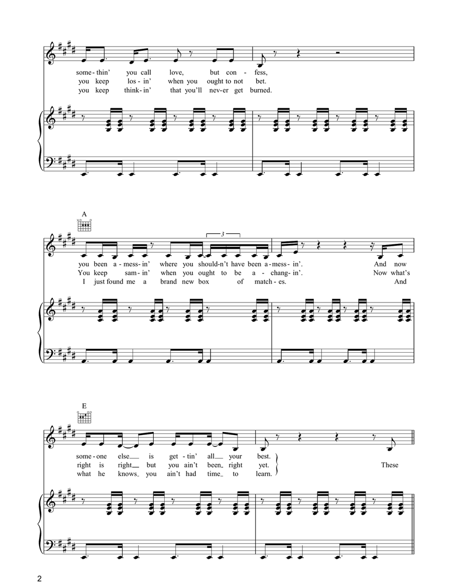 These Boots Are Made For Walking Piano, Vocal, Guitar scores gallery preview page 2