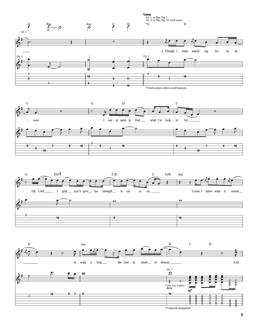 Here I Go Again Here I Go Again Acoustic Guitar scores gallery preview page 3