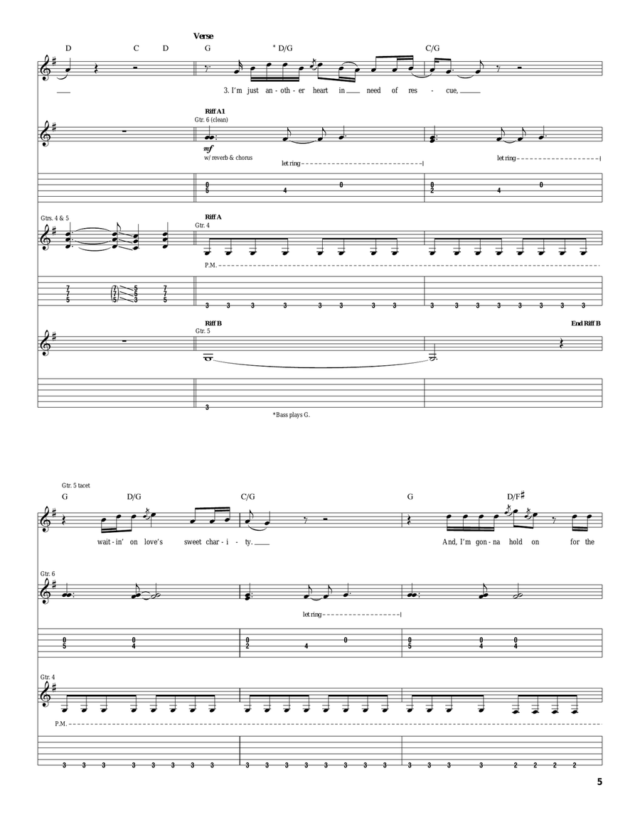 Here I Go Again Here I Go Again Acoustic Guitar scores gallery preview page 5