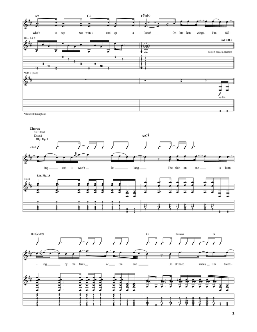Broken Wings Broken Wings Acoustic Guitar scores gallery preview page 3