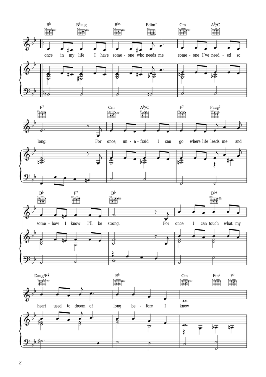 For Once In My Life For Once In My Life Acoustic Guitar scores gallery preview page 2
