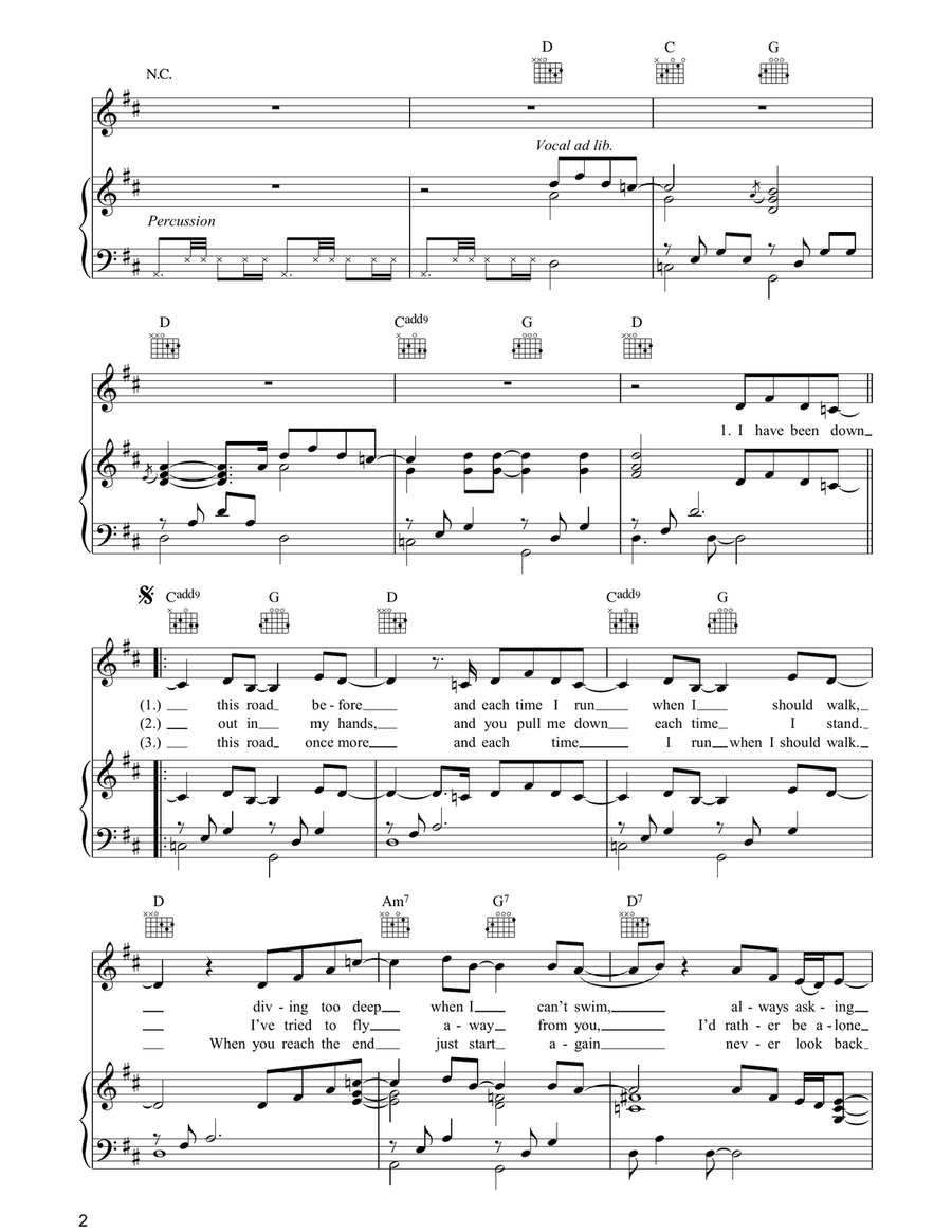 The Longer We're Apart The Longer We're Apart Piano, Vocal, Guitar scores gallery preview page 2