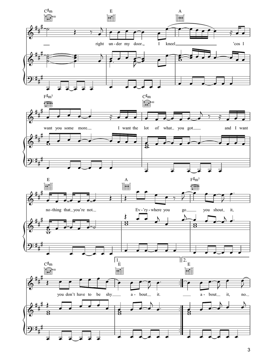 Original Of The Species Original Of The Species Piano, Vocal, Guitar scores gallery preview page 3