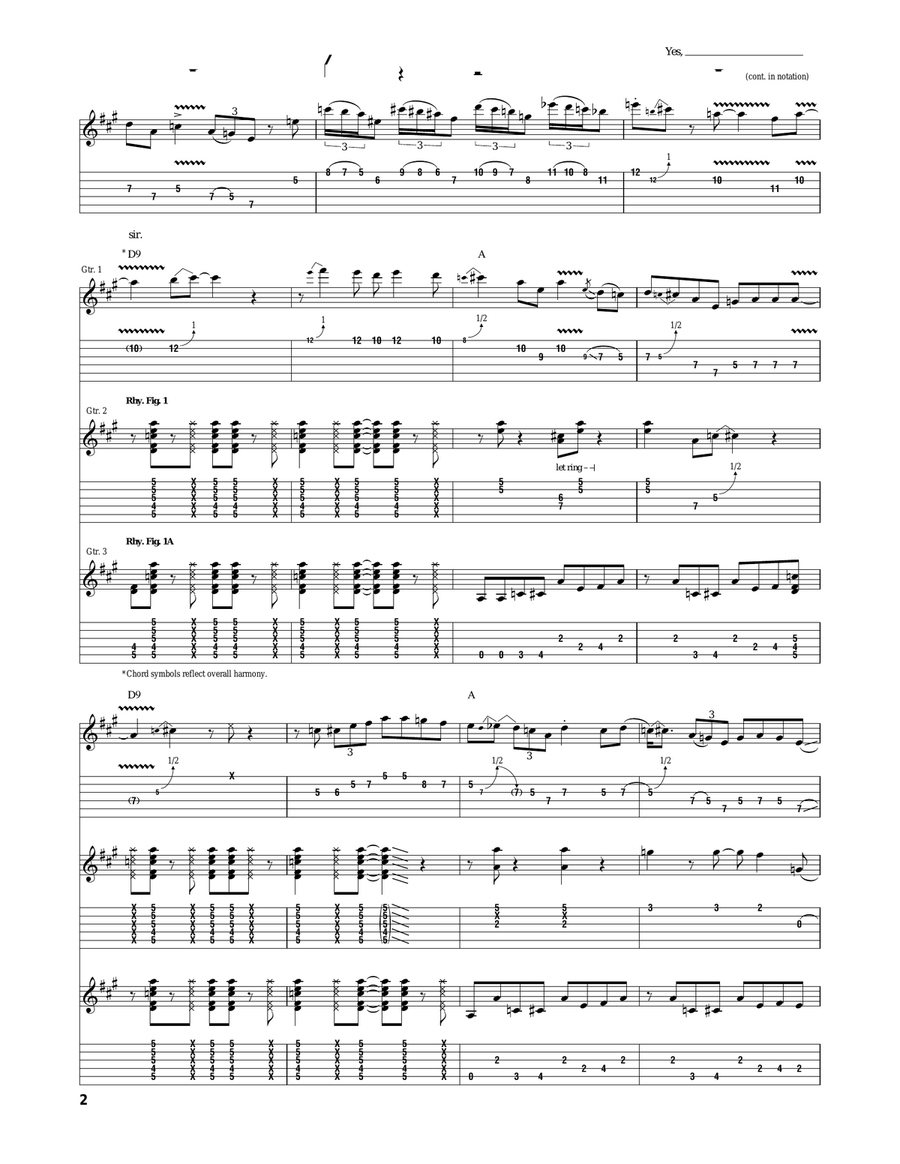 I Know A Little I Know A Little Electric Guitar scores gallery preview page 2
