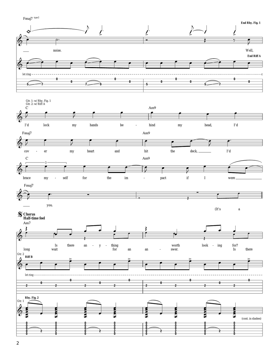 Am I Missing Am I Missing Acoustic Guitar scores gallery preview page 2