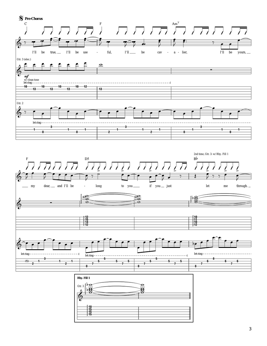 As Lovers Go As Lovers Go Acoustic Guitar scores gallery preview page 3