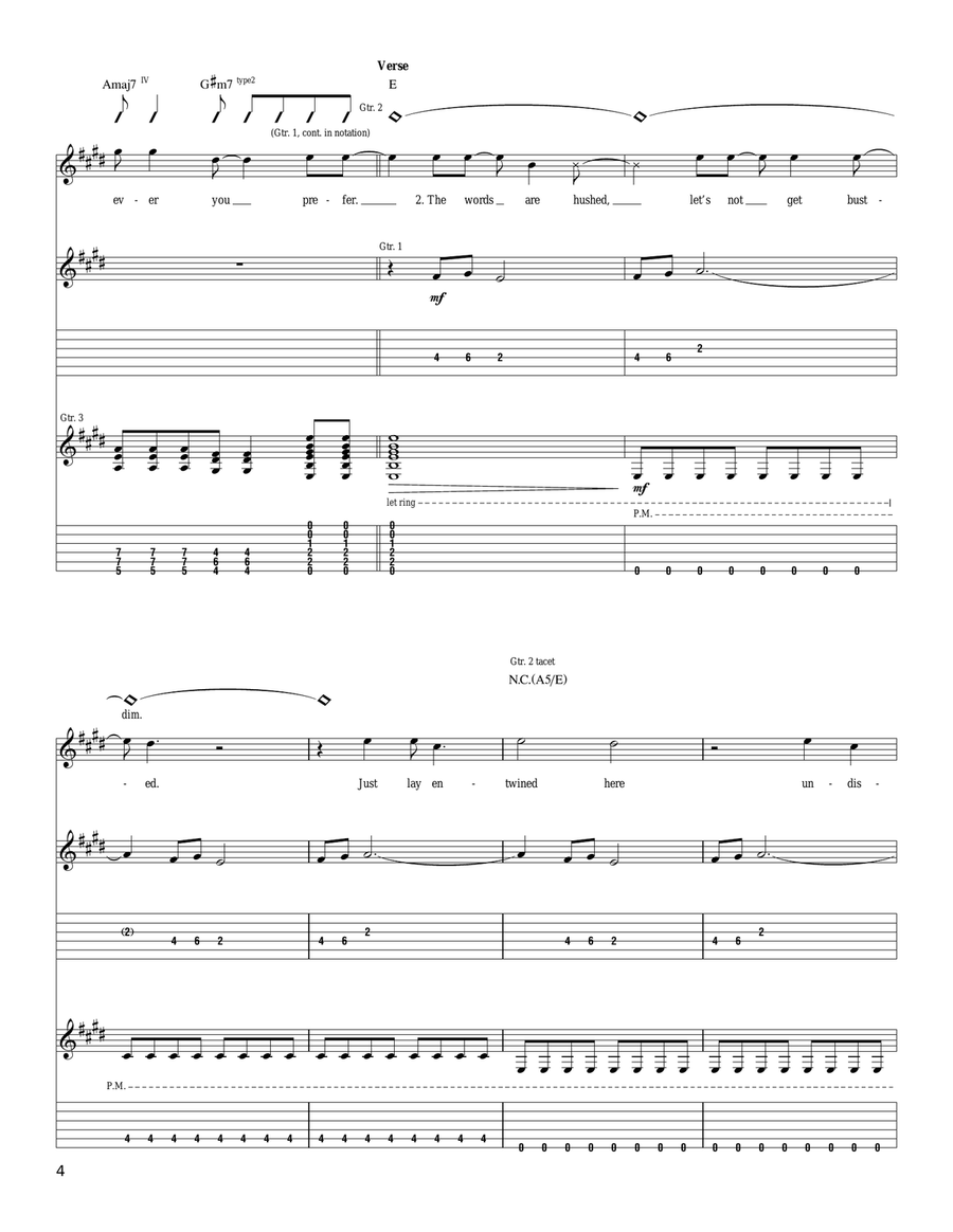 Hands Down Hands Down Acoustic Guitar scores gallery preview page 4