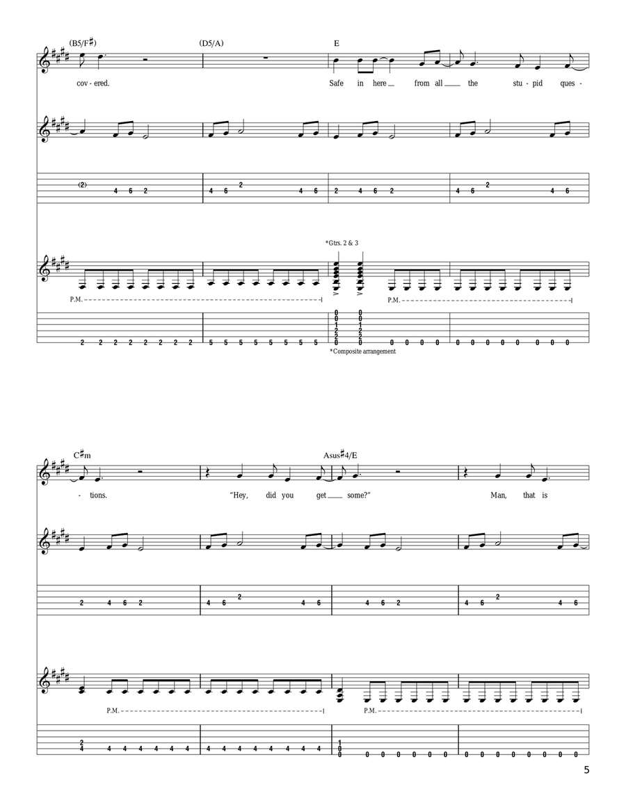 Hands Down Hands Down Acoustic Guitar scores gallery preview page 5