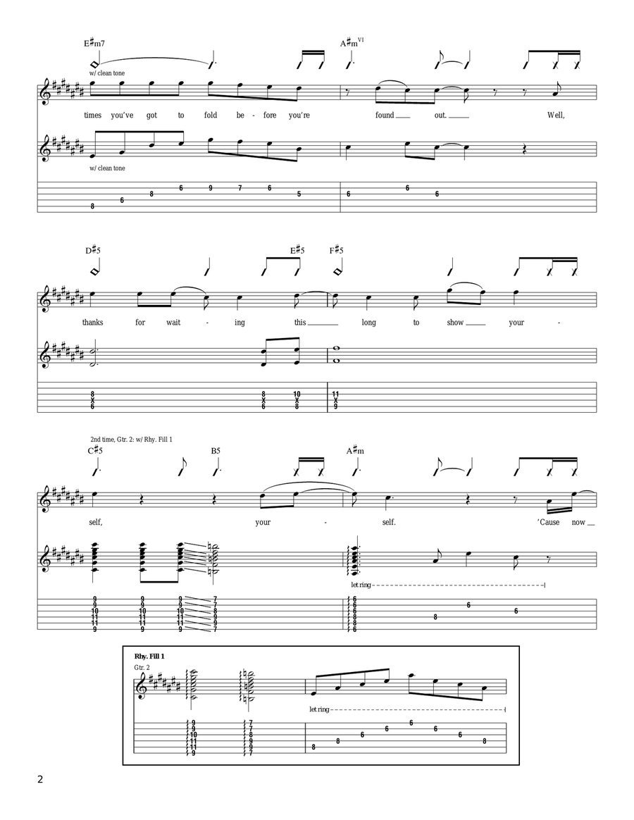 Rapid Hope Loss Rapid Hope Loss Acoustic Guitar scores gallery preview page 2