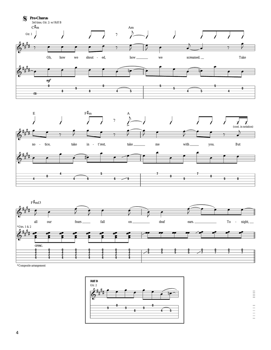 Several Ways To Die Trying Acoustic Guitar scores gallery preview page 4