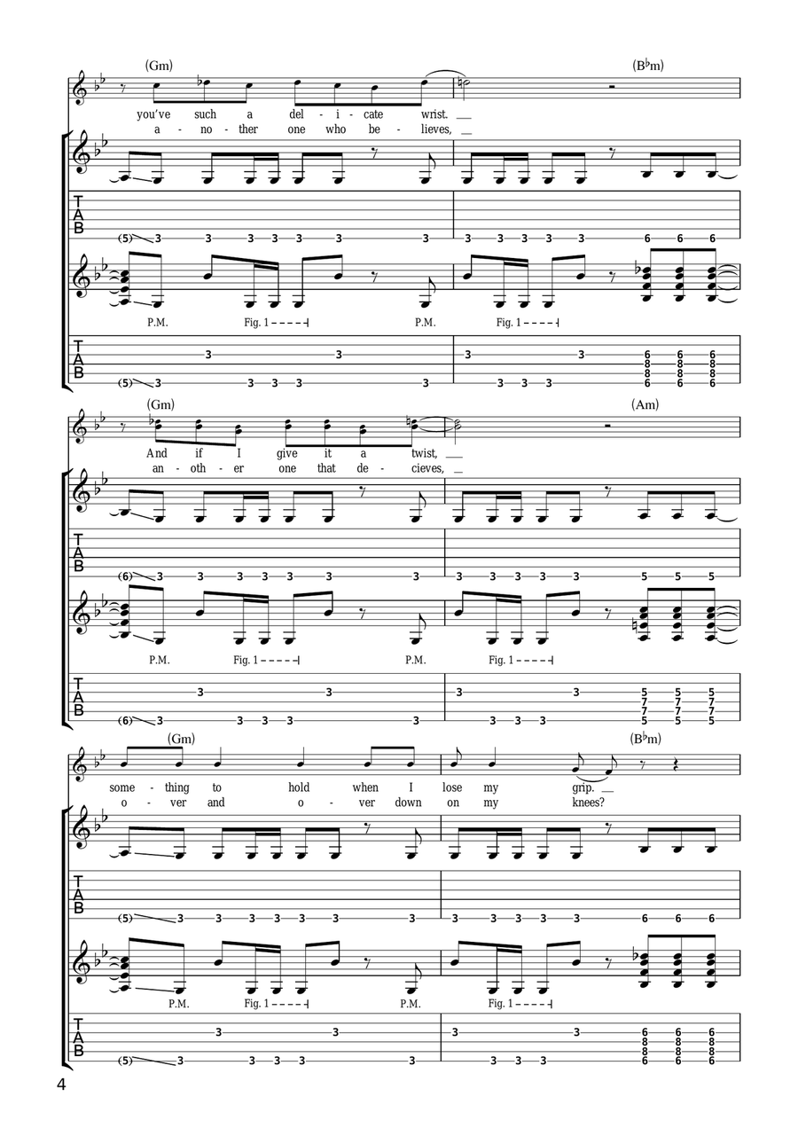 All My Life All My Life Electric Guitar scores gallery preview page 4