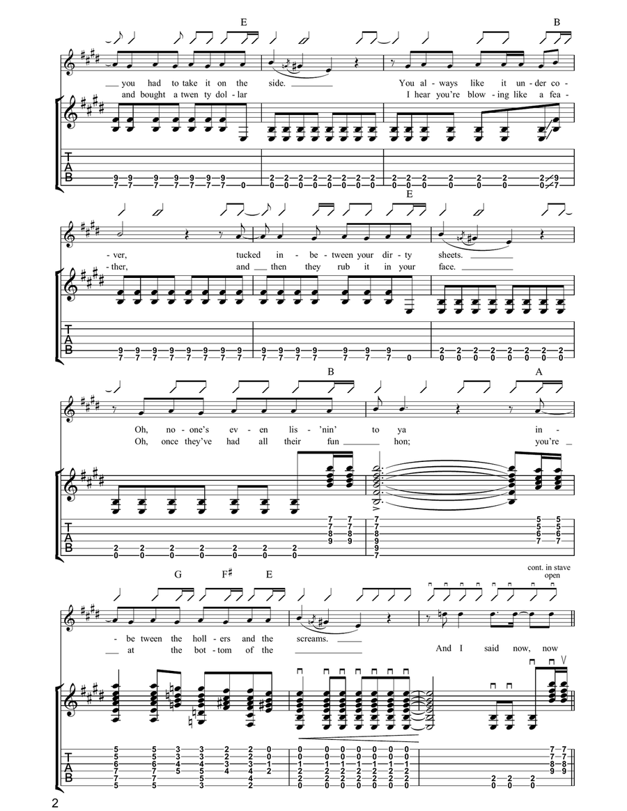 Red Morning Light Red Morning Light Acoustic Guitar scores gallery preview page 2