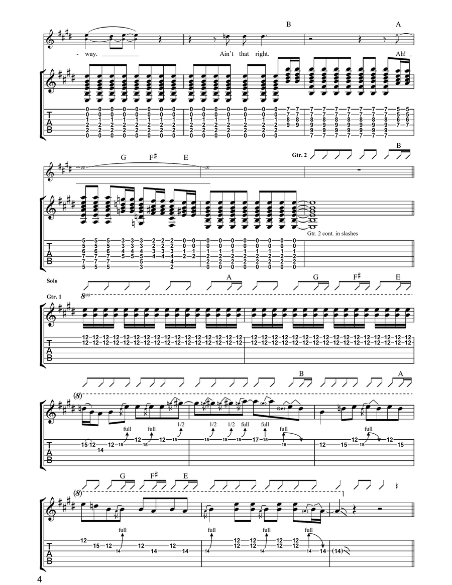 Red Morning Light Red Morning Light Acoustic Guitar scores gallery preview page 4