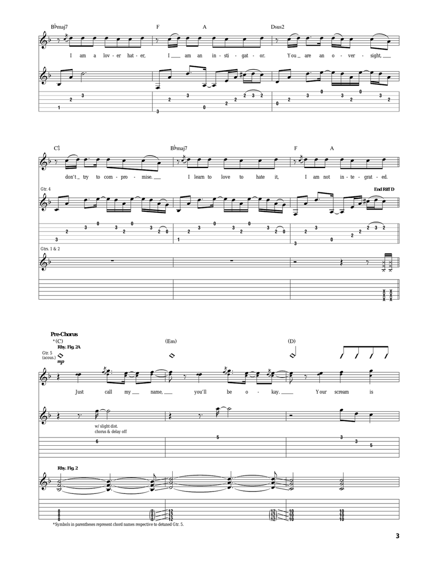 Sooner Or Later Sooner Or Later Acoustic Guitar scores gallery preview page 3
