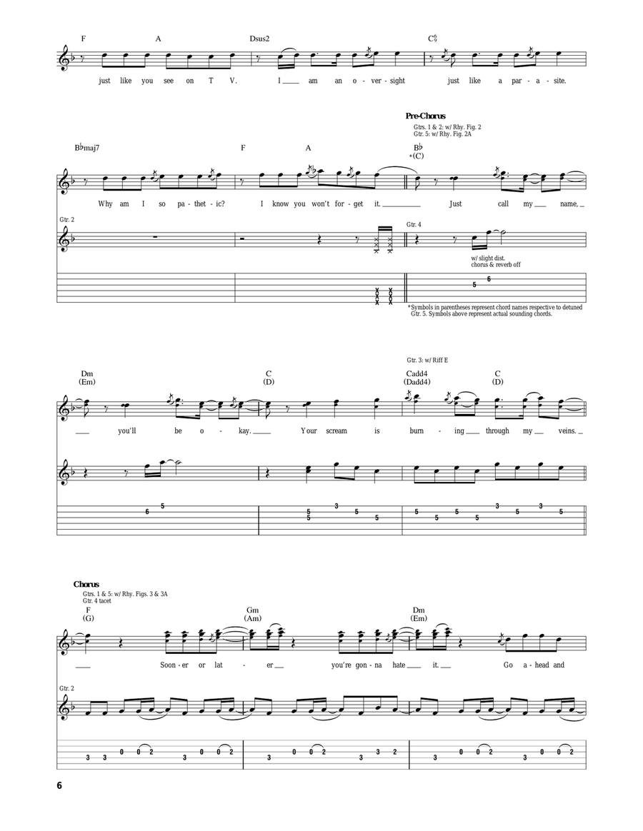 Sooner Or Later Sooner Or Later Acoustic Guitar scores gallery preview page 6