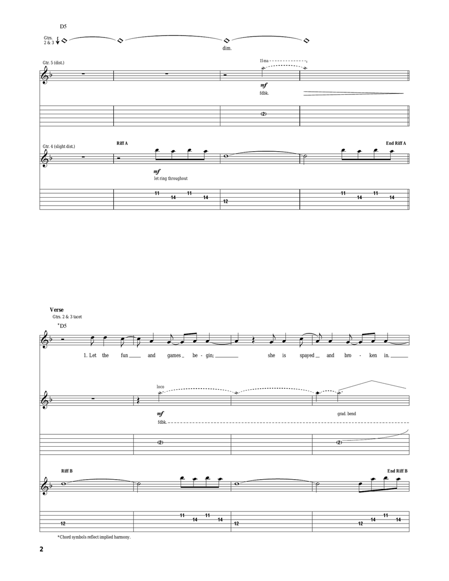 Breakdown Breakdown Acoustic Guitar scores gallery preview page 2