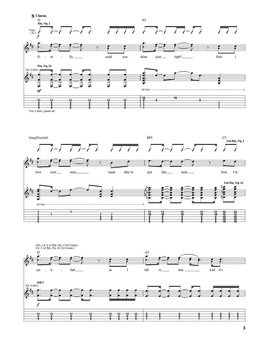 Firefly Firefly Acoustic Guitar scores gallery preview page 3