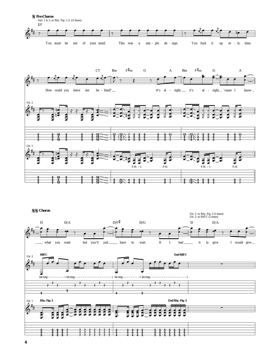 Simple Design Acoustic Guitar scores gallery preview page 4