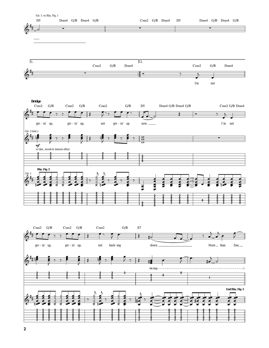 More Than Fine Acoustic Guitar scores gallery preview page 2