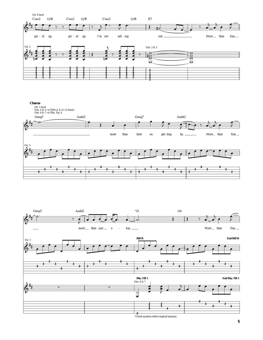 More Than Fine Acoustic Guitar scores gallery preview page 5