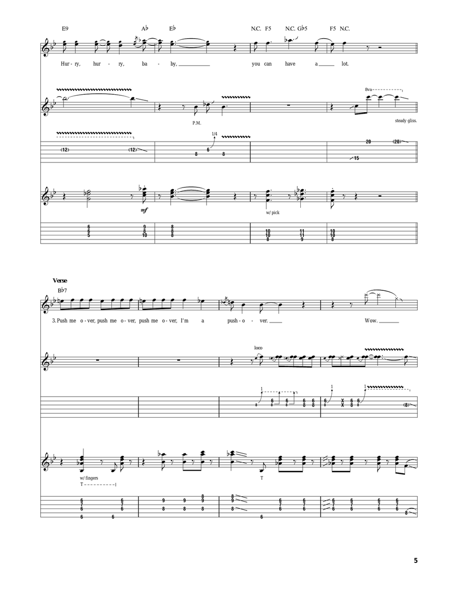 I'm Easy I'm Easy Acoustic Guitar scores gallery preview page 5