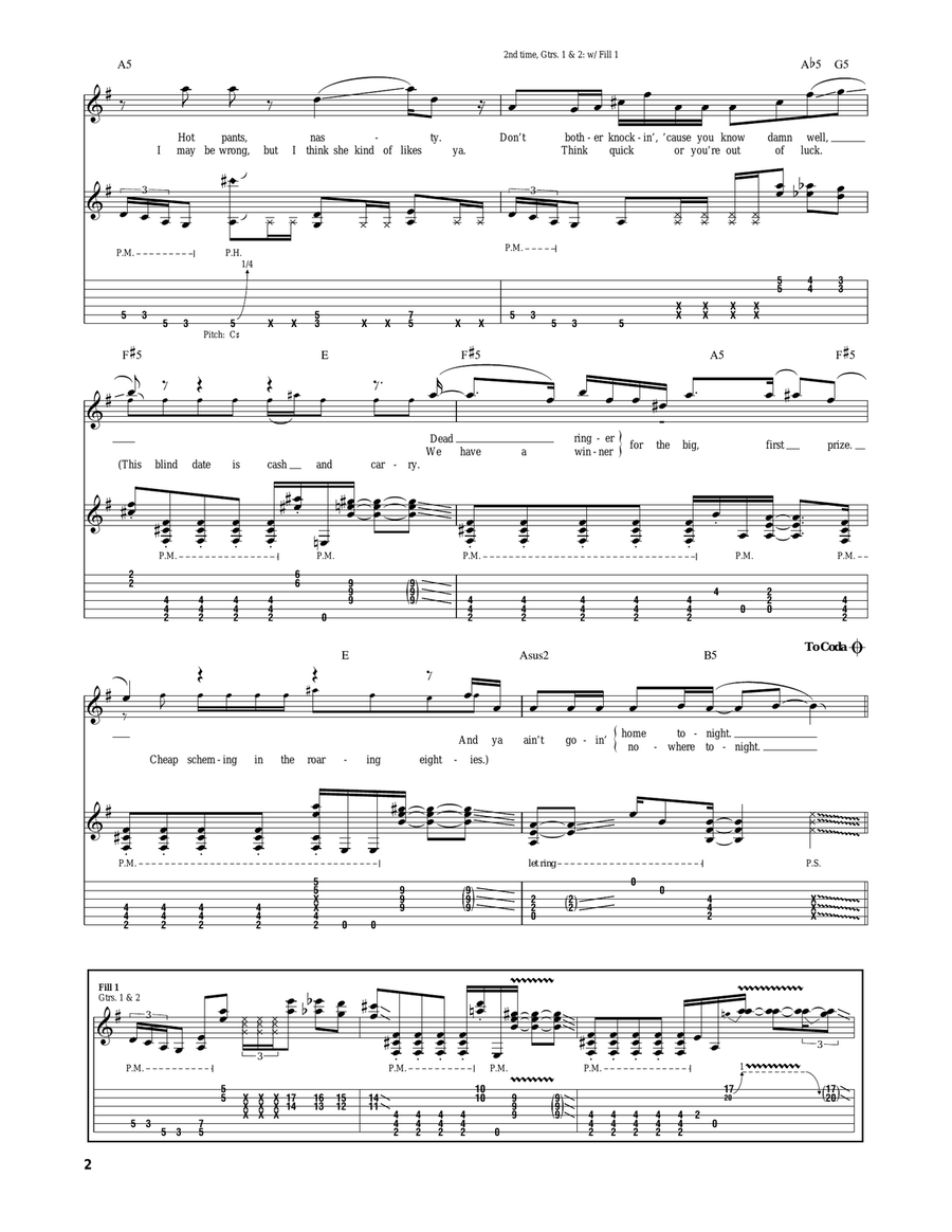 Bump And Grind Bump And Grind Acoustic Guitar scores gallery preview page 2