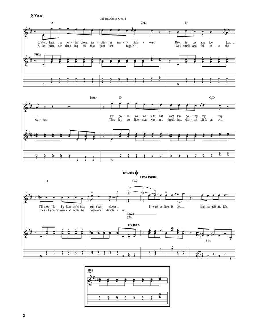 Goin' Crazy Goin' Crazy Acoustic Guitar scores gallery preview page 2