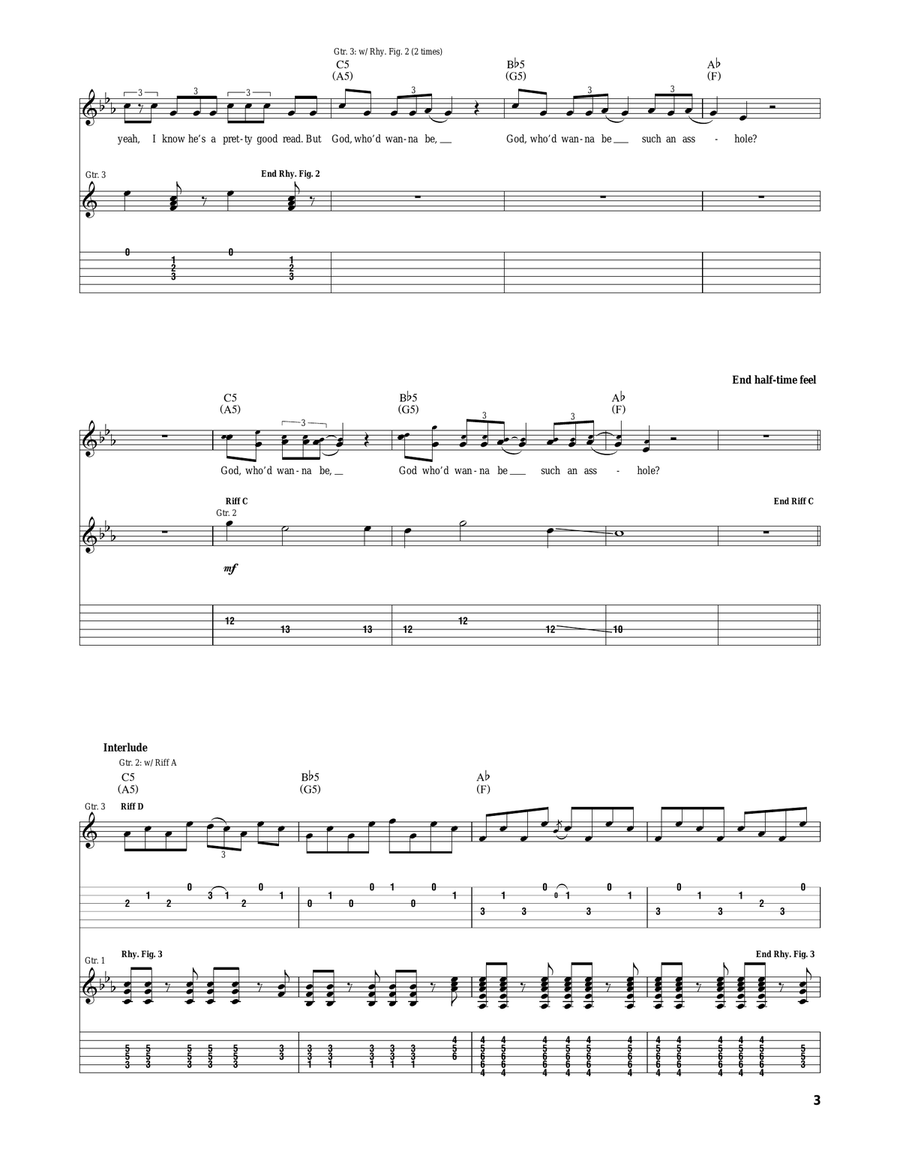 Bukowski Bukowski Acoustic Guitar scores gallery preview page 3