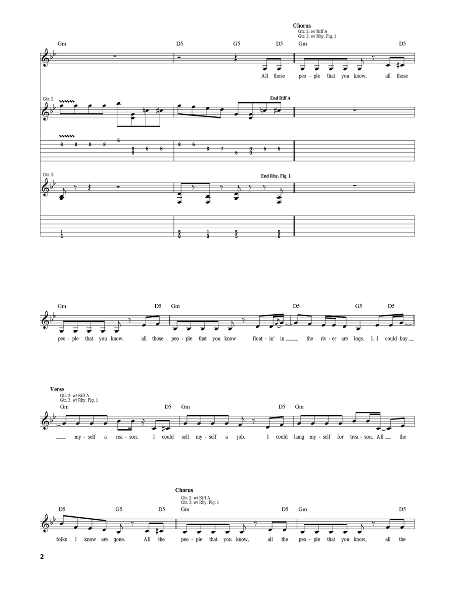 This Devil's Workday This Devil's Workday Acoustic Guitar scores gallery preview page 2