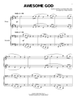 Awesome God (arr. Phillip Keveren)