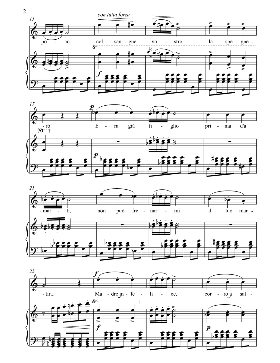 Di Quella Pira Di Quella Pira Acoustic Guitar scores gallery preview page 2
