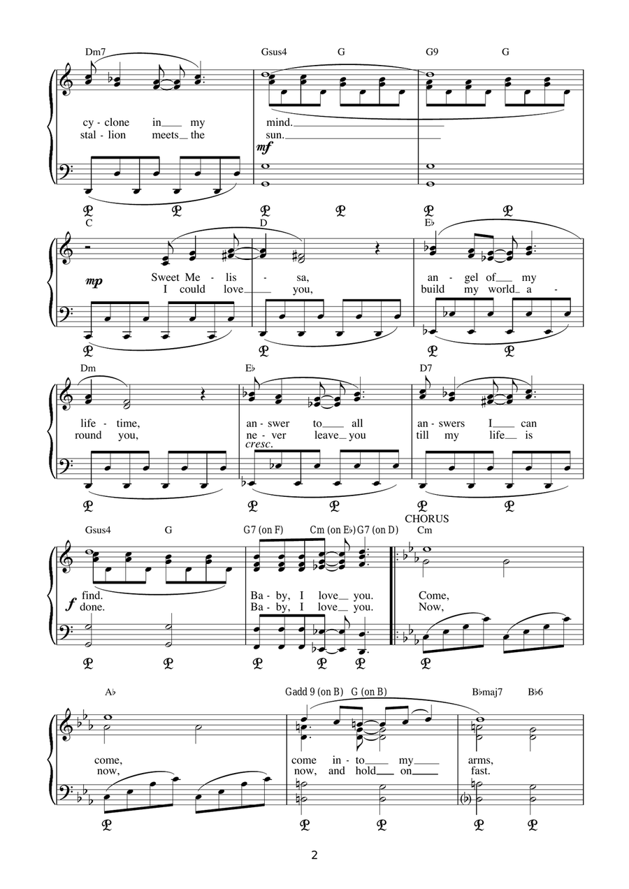 Could It Be Magic Could It Be Magic Piano, Vocal, Guitar scores gallery preview page 2