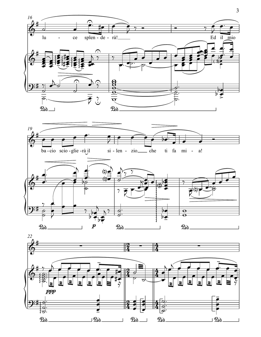 Nessun Dorma by Giacomo Puccini Acoustic Guitar - Digital Sheet Music page 3