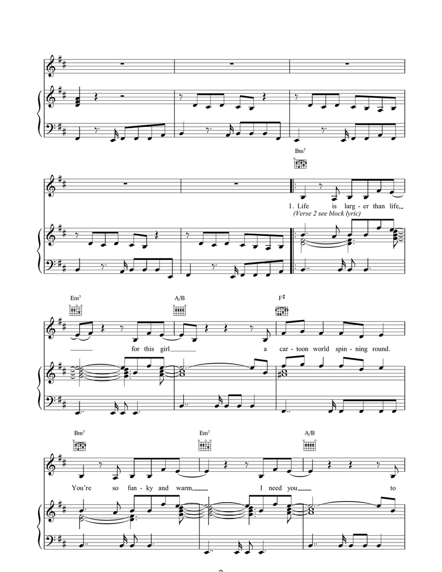 Precious Pearl Precious Pearl Piano, Vocal, Guitar scores gallery preview page 2