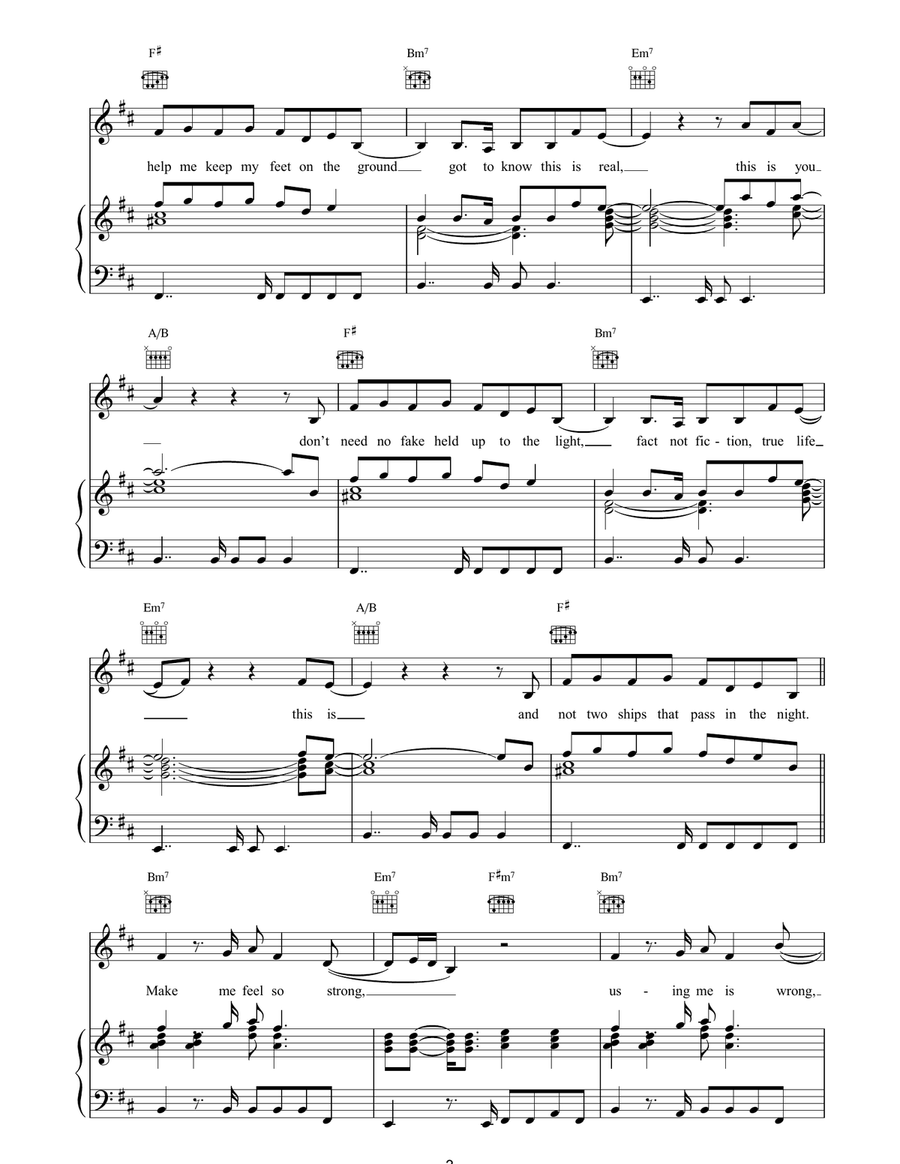 Precious Pearl Precious Pearl Piano, Vocal, Guitar scores gallery preview page 3