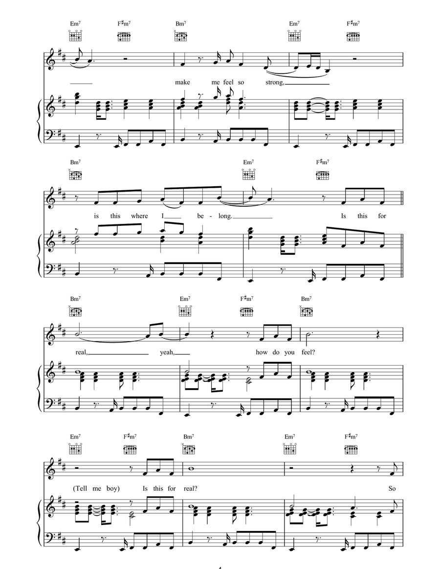 Precious Pearl Precious Pearl Piano, Vocal, Guitar scores gallery preview page 4