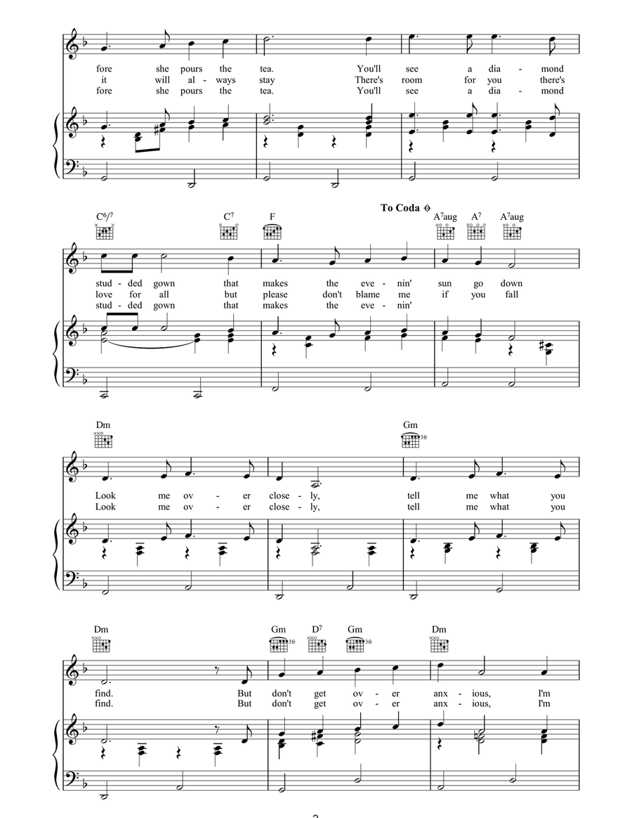Look Me Over Closely Guitar scores gallery preview page 2