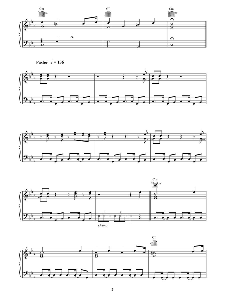 Carnaval De Paris Carnaval De Paris Piano, Vocal, Guitar scores gallery preview page 2