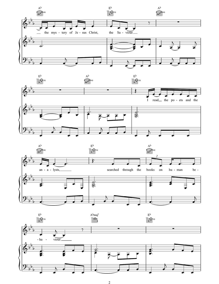 Nobody's Baby Now Acoustic Guitar scores gallery preview page 2