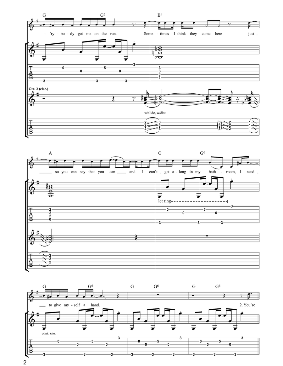 Genius Genius Acoustic Guitar scores gallery preview page 2