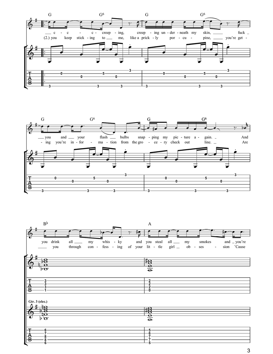 Genius Genius Acoustic Guitar scores gallery preview page 3