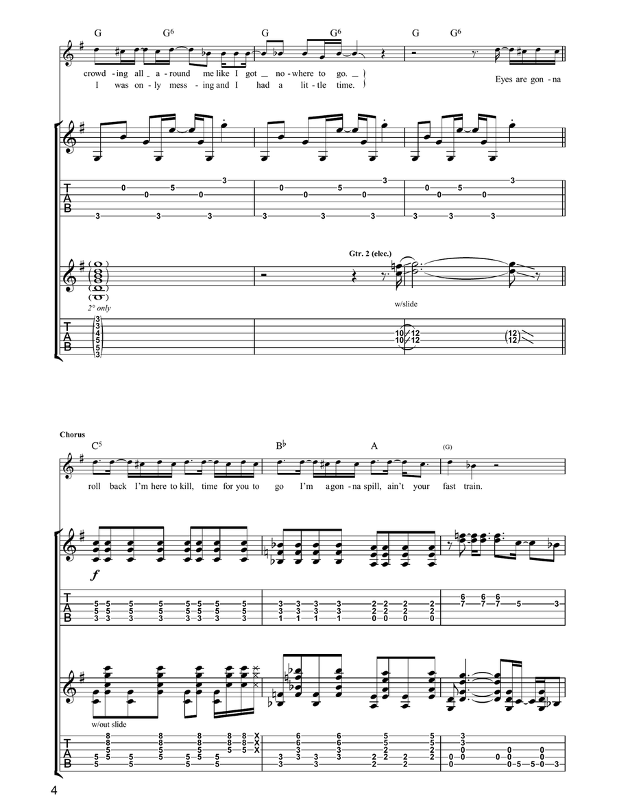 Genius Genius Acoustic Guitar scores gallery preview page 4