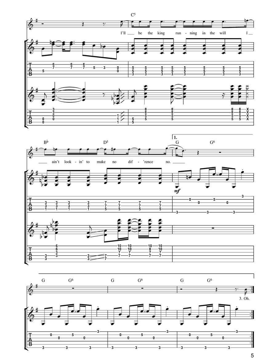Genius Genius Acoustic Guitar scores gallery preview page 5