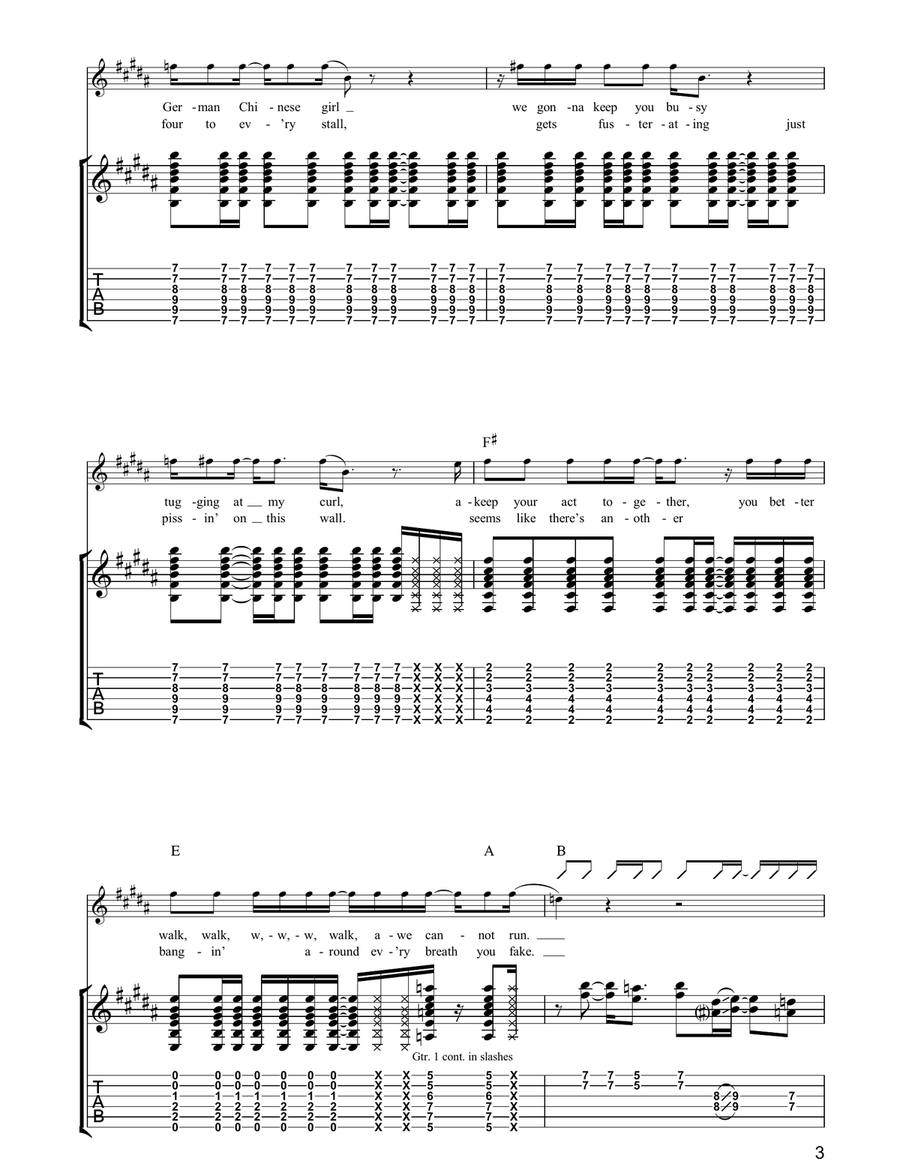 Spiral Staircase Spiral Staircase Acoustic Guitar scores gallery preview page 3