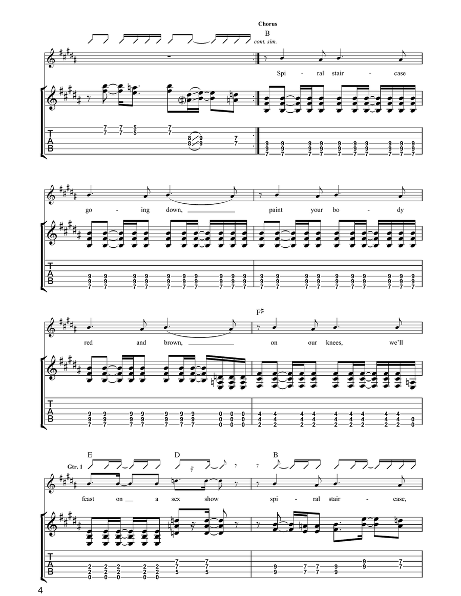 Spiral Staircase Spiral Staircase Acoustic Guitar scores gallery preview page 4