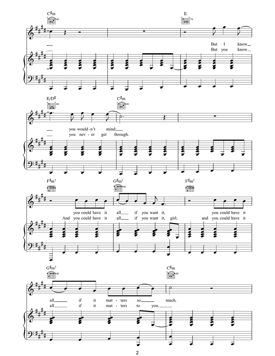 Golden Touch Golden Touch Piano, Vocal, Guitar scores gallery preview page 2